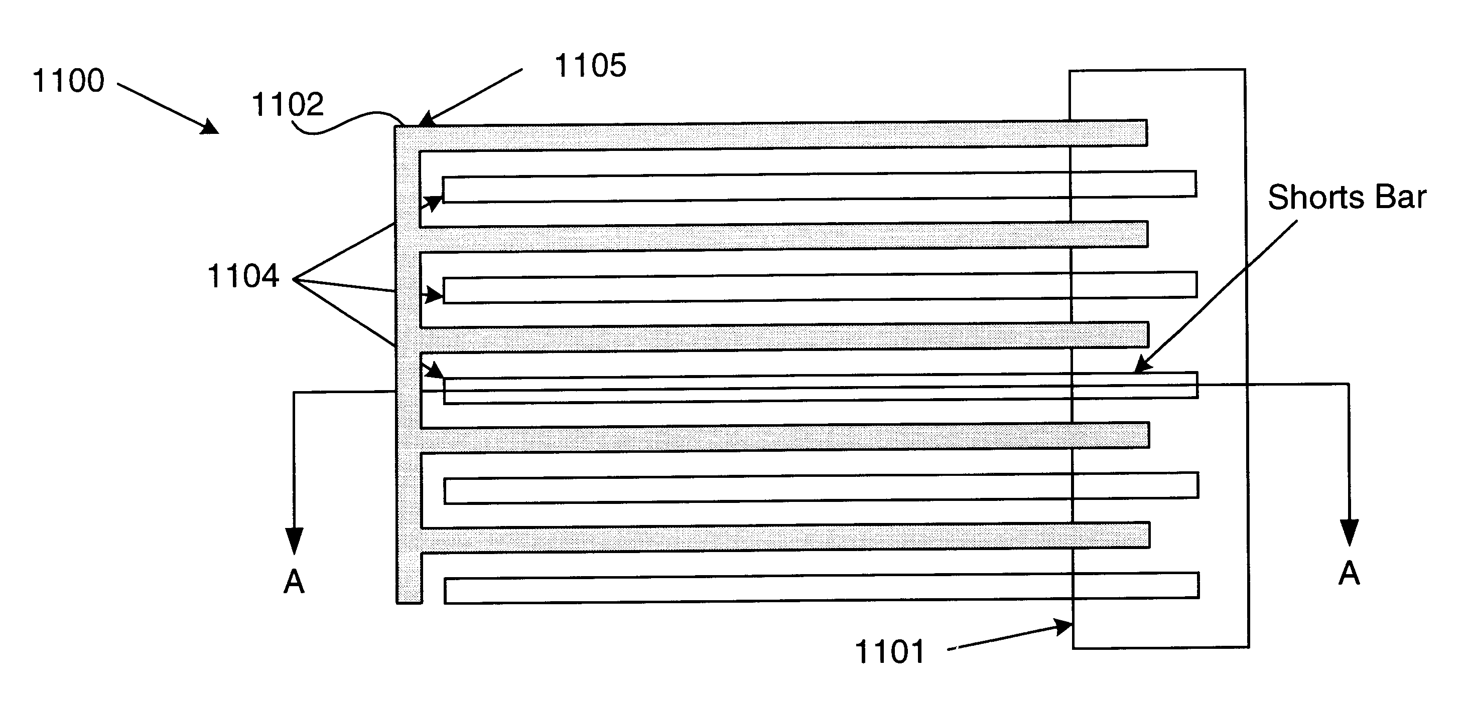 Dual probe test structures for semiconductor integrated circuits