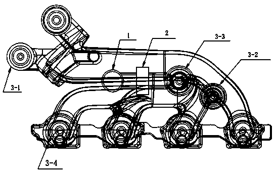 A Casting Process of Thick-walled Cast Steel Exhaust Manifold