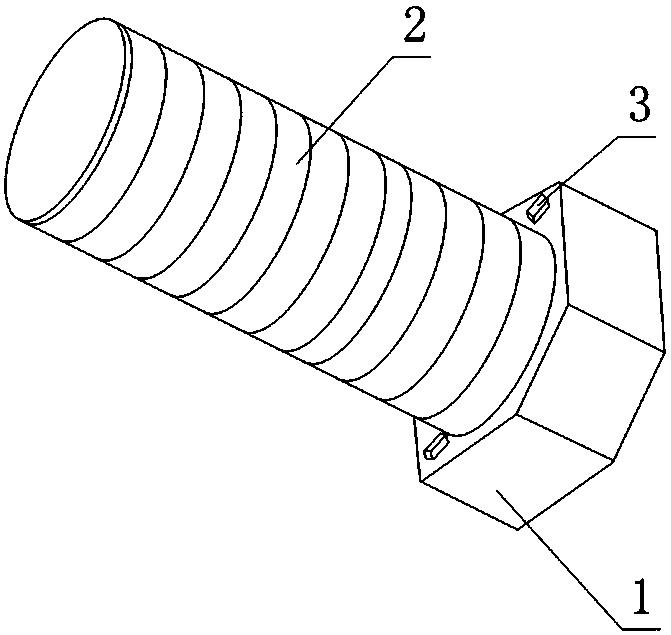 Bolt with self-locking function under vibration