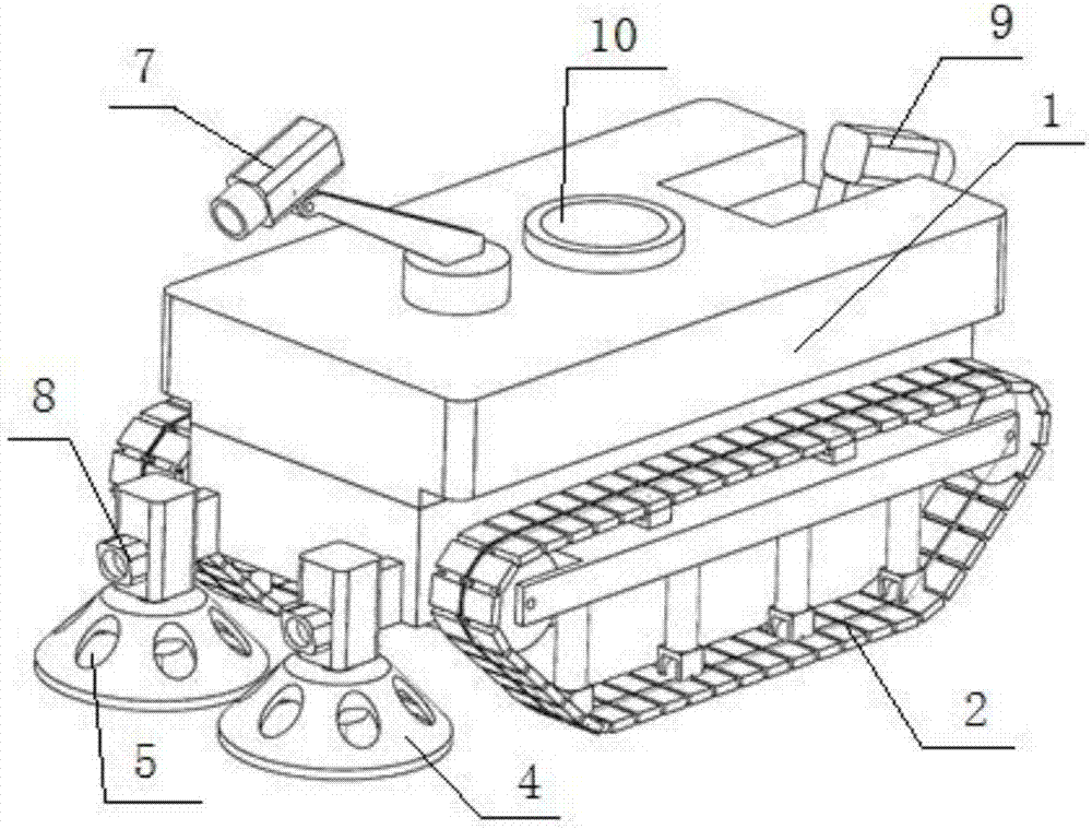 Ship fouling monitoring and removal device based on cavitation technology