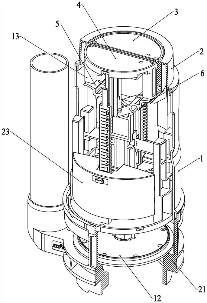 Low-friction labor-saving double-drainage-valve lifting mechanism and drainage valve thereof