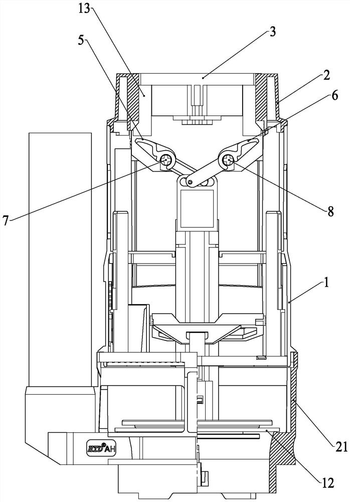 Low-friction labor-saving double-drainage-valve lifting mechanism and drainage valve thereof