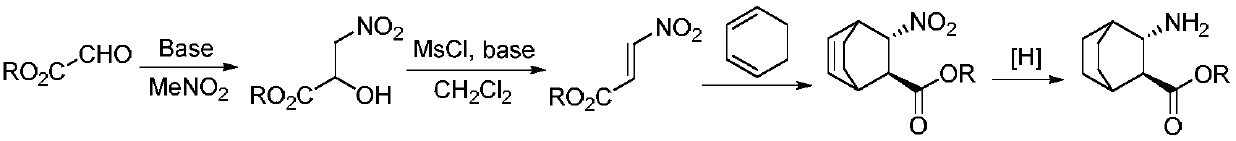 Method for synthesizing (2S,3S)-3-amino-bicyclo[2.2.2]octane-2-carboxylate