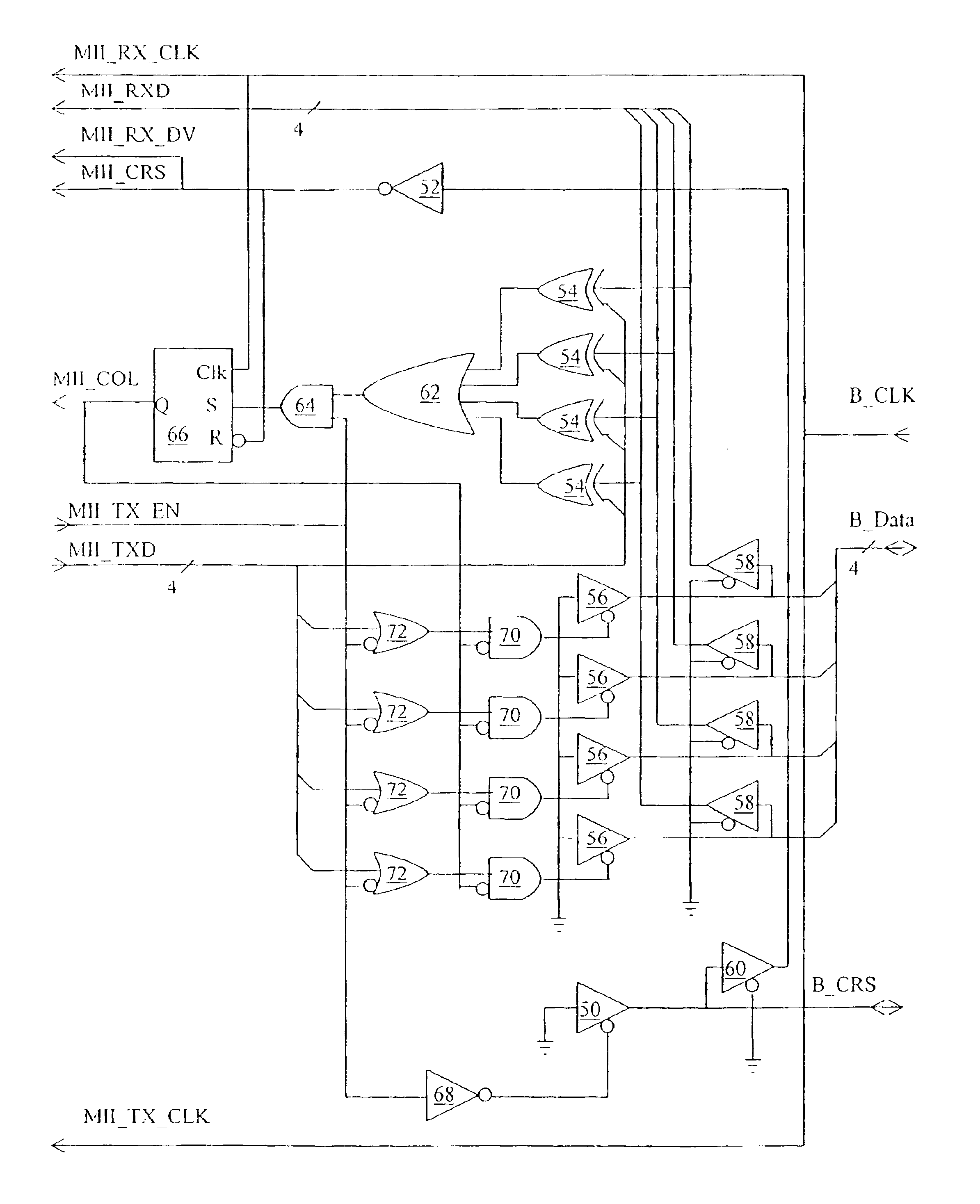 Bus network interface