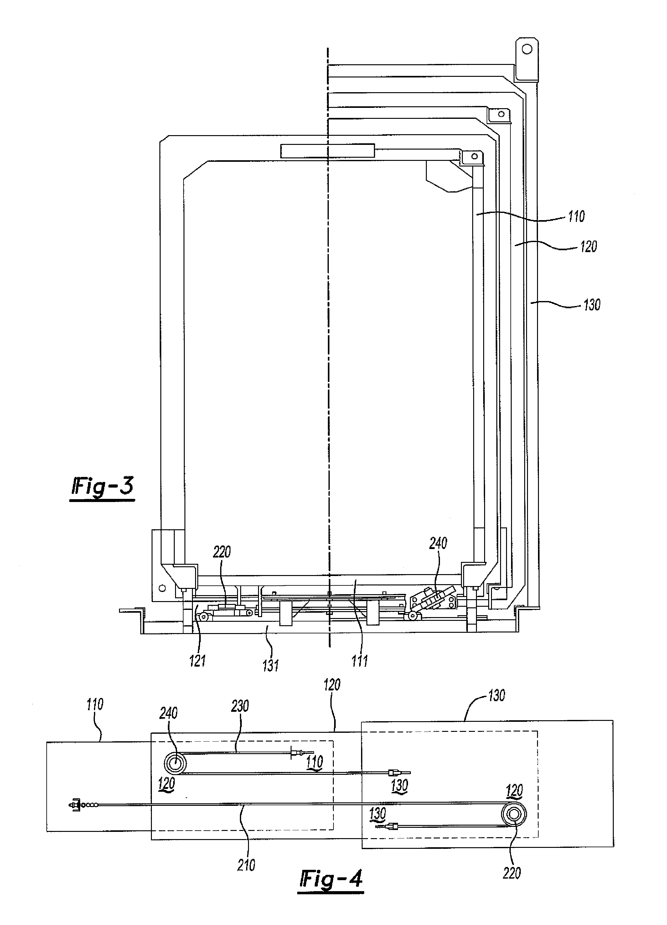 Apparatus for moving tunnel part of boarding bridge