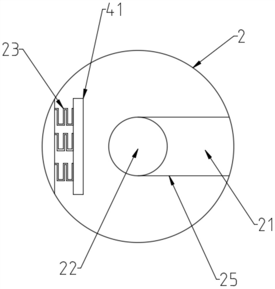 Flower basket structure of solar cell slice