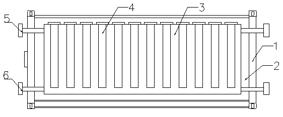 Modular frame bearing energy storage device