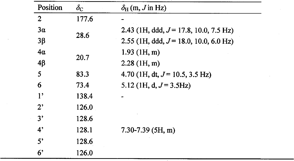 Furanone compound Cytosporanone A having antibacterial activity