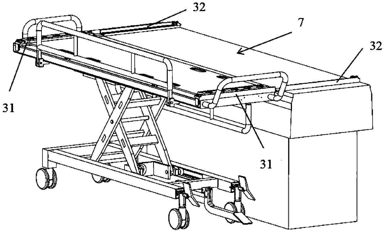 Transfer bed