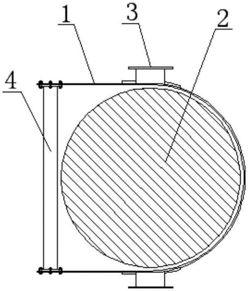U-shaped movable hold hoop type lifting lug for hoisting tower facility and hoisting method thereof