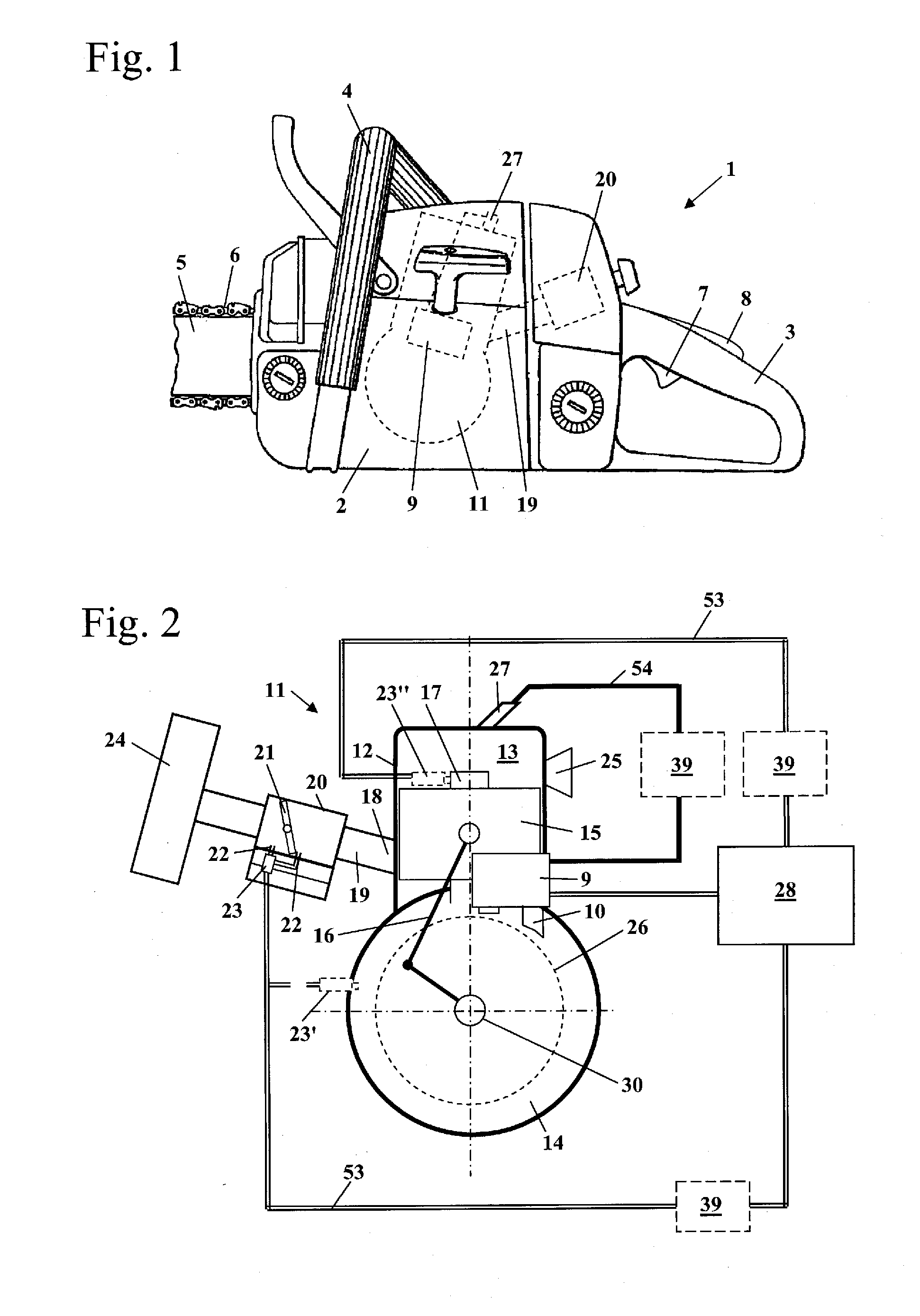 Method for Damage Diagnosis in a Handheld Work Apparatus