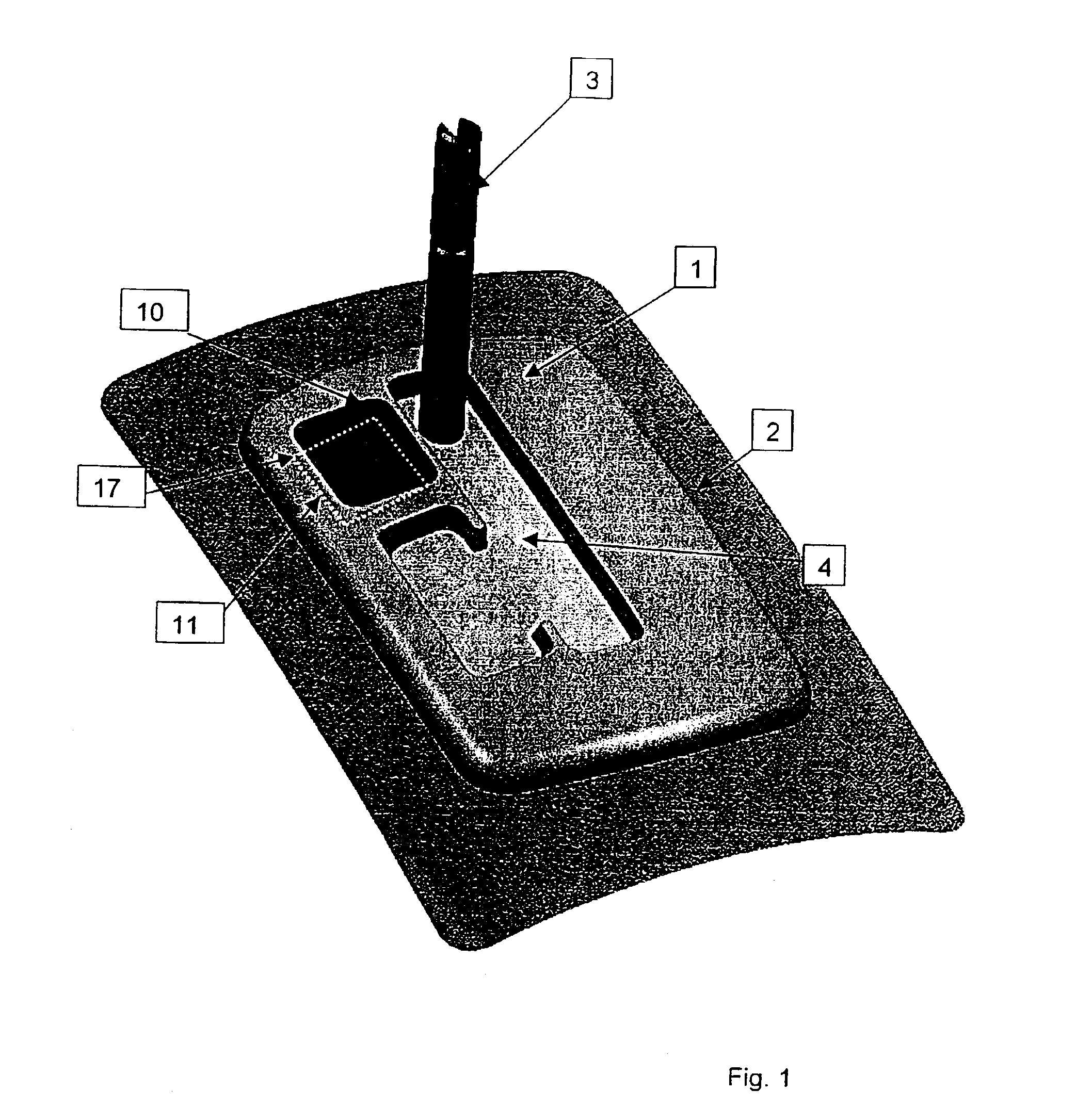 Display unit for a gear selector device