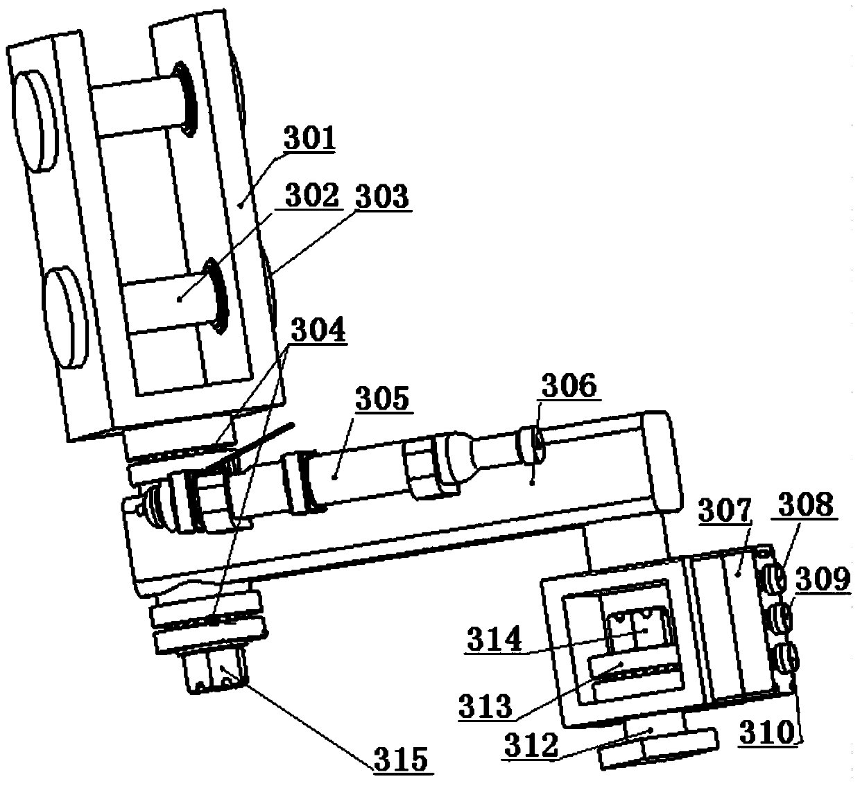 Six-mode cold pier machine mold change auxiliary manipulator system