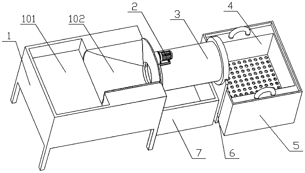 Device for cleaning and processing clams