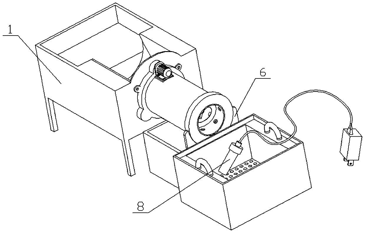 Device for cleaning and processing clams