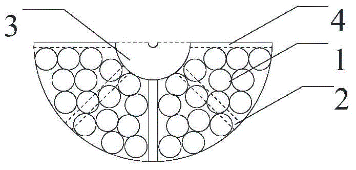 Construction method of vegetation-form ecological shallow