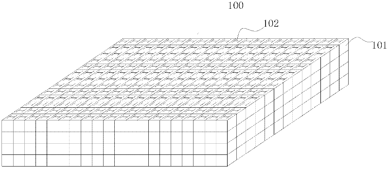 Method for preparing medium substrate with heterogeneous dielectric constant and meta material