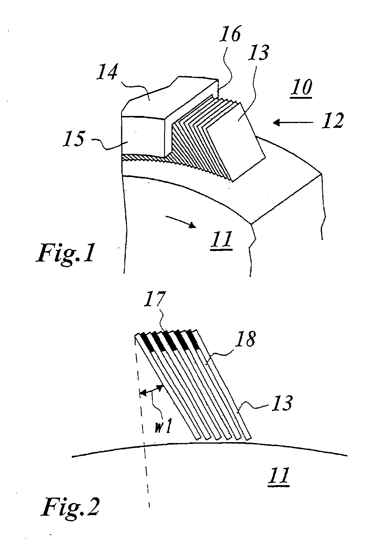 Leaf seal, in particular for a gas turbine, and method of producing it