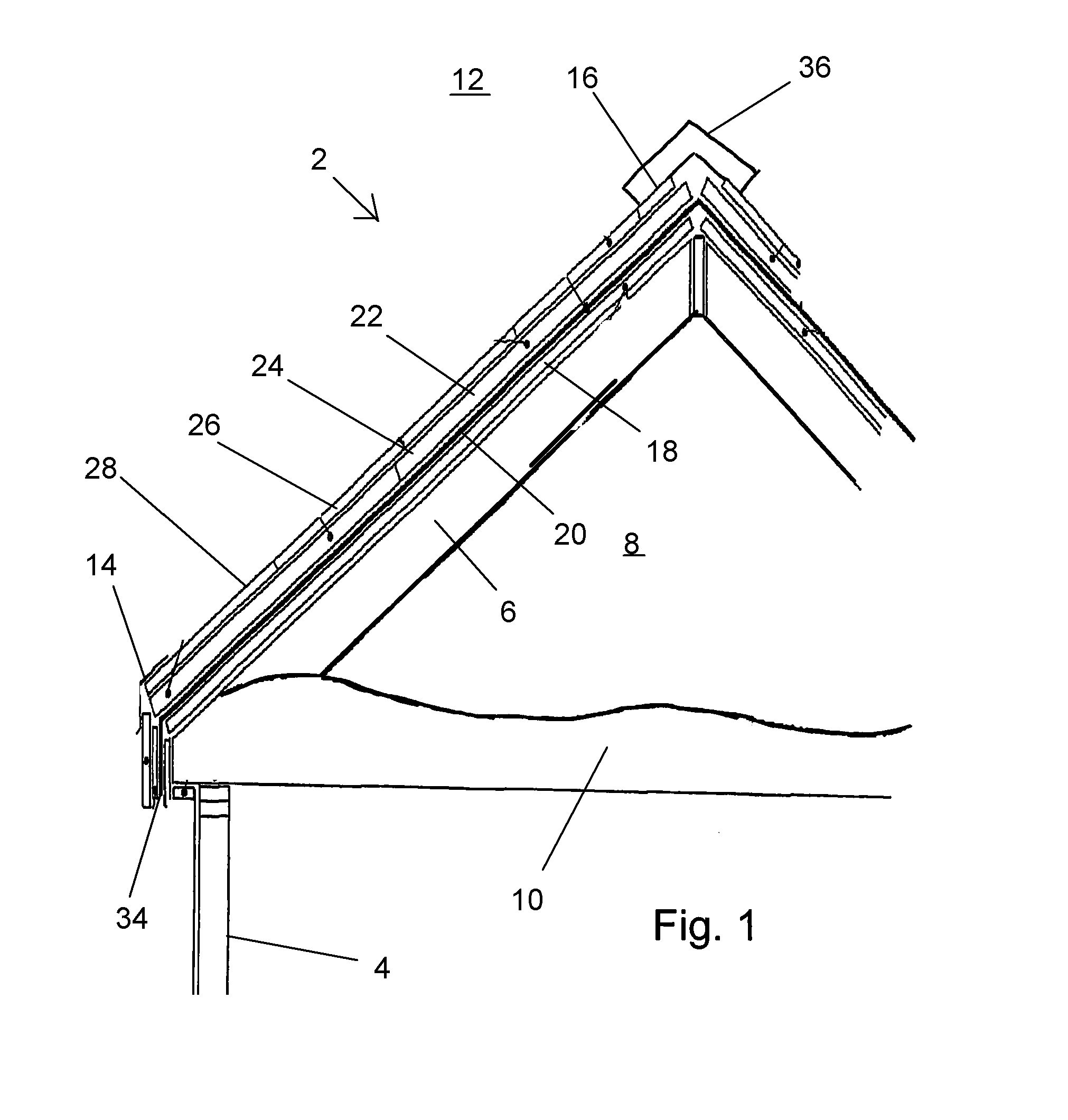 Ventilated roof system and method