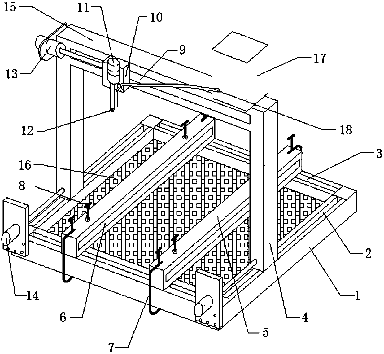 Automatic drilling device