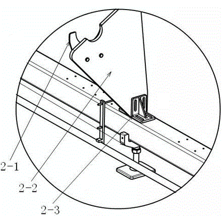 Heavy-load beam creel of double-needle-bar warp knitting machine