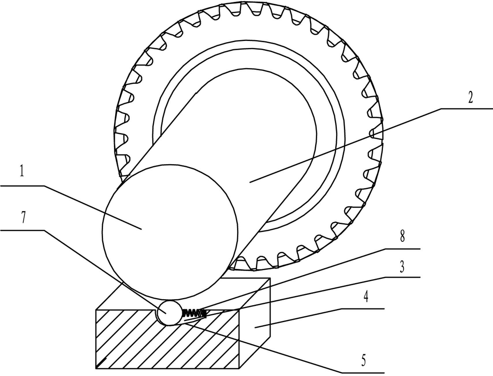 Vibration reduction device of rotating elements