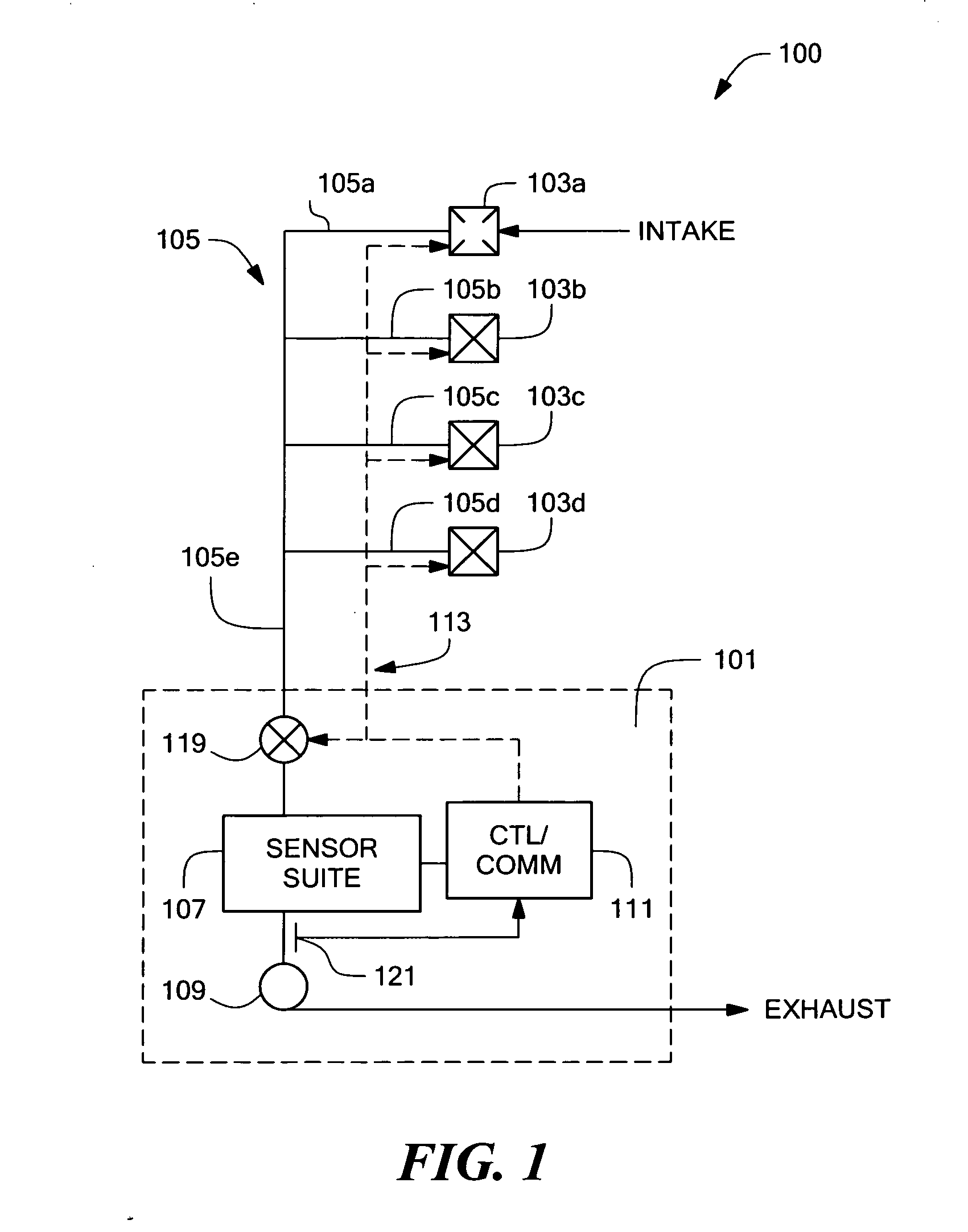 Tubing for transporting air samples in an air monitoring system