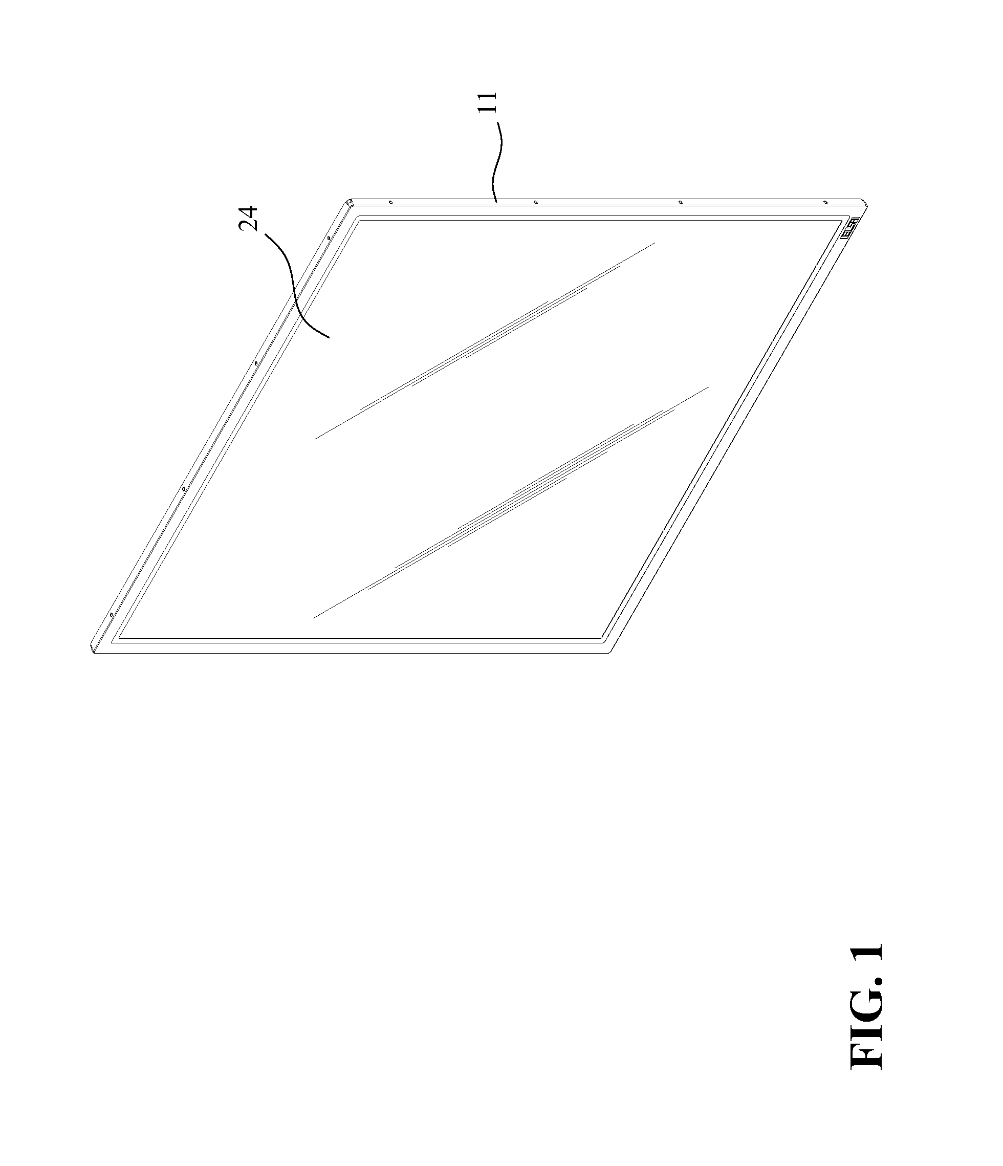 Ceiling mount lamp having a fixing structure capable of assisting heat dissipation