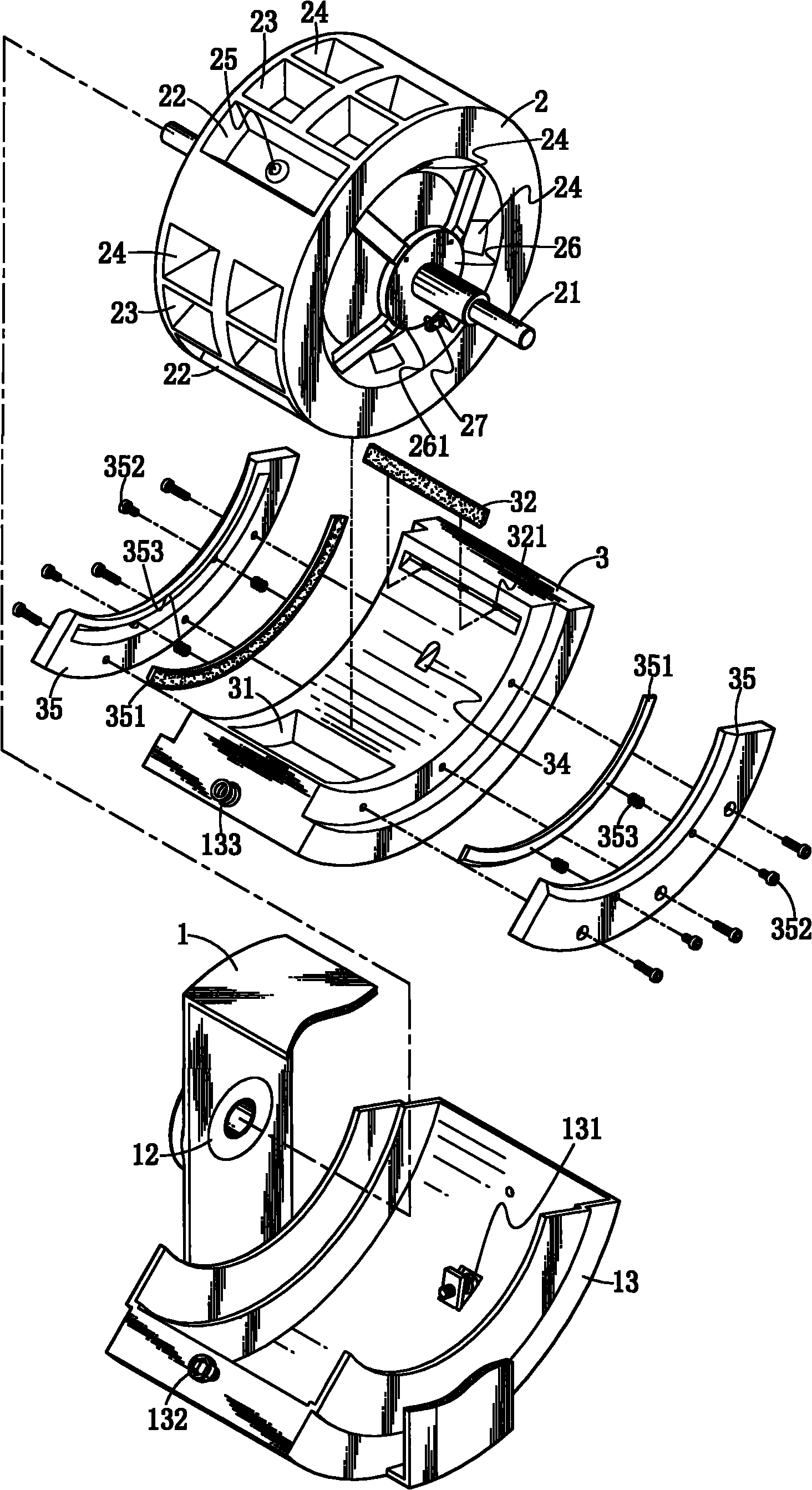 Improved structure of rotary engine