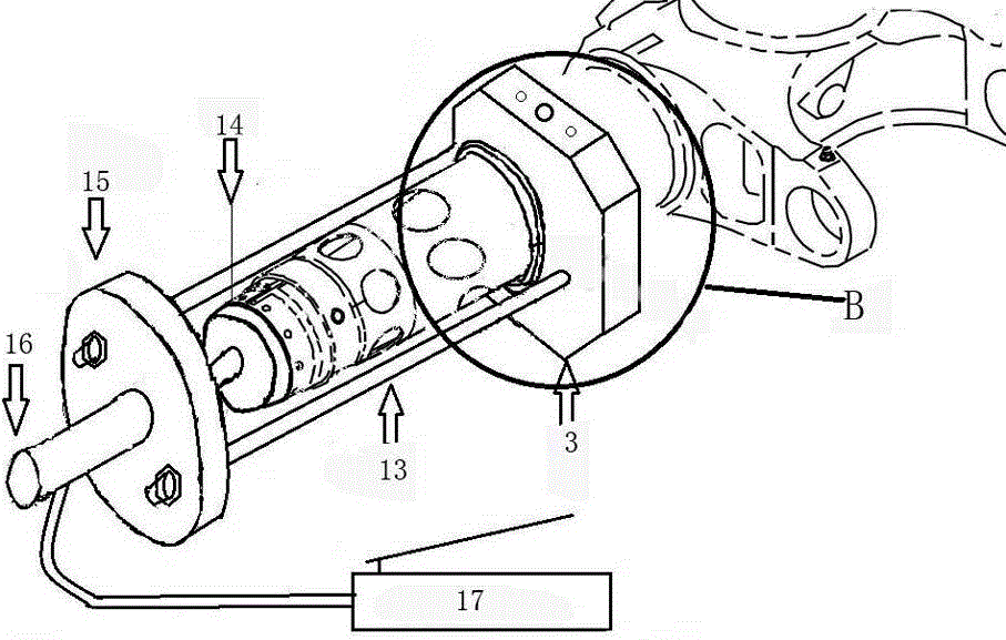 Disassembly technological equipment of main undercarriage axle sleeves and brake sleeves of 737NG series aircrafts