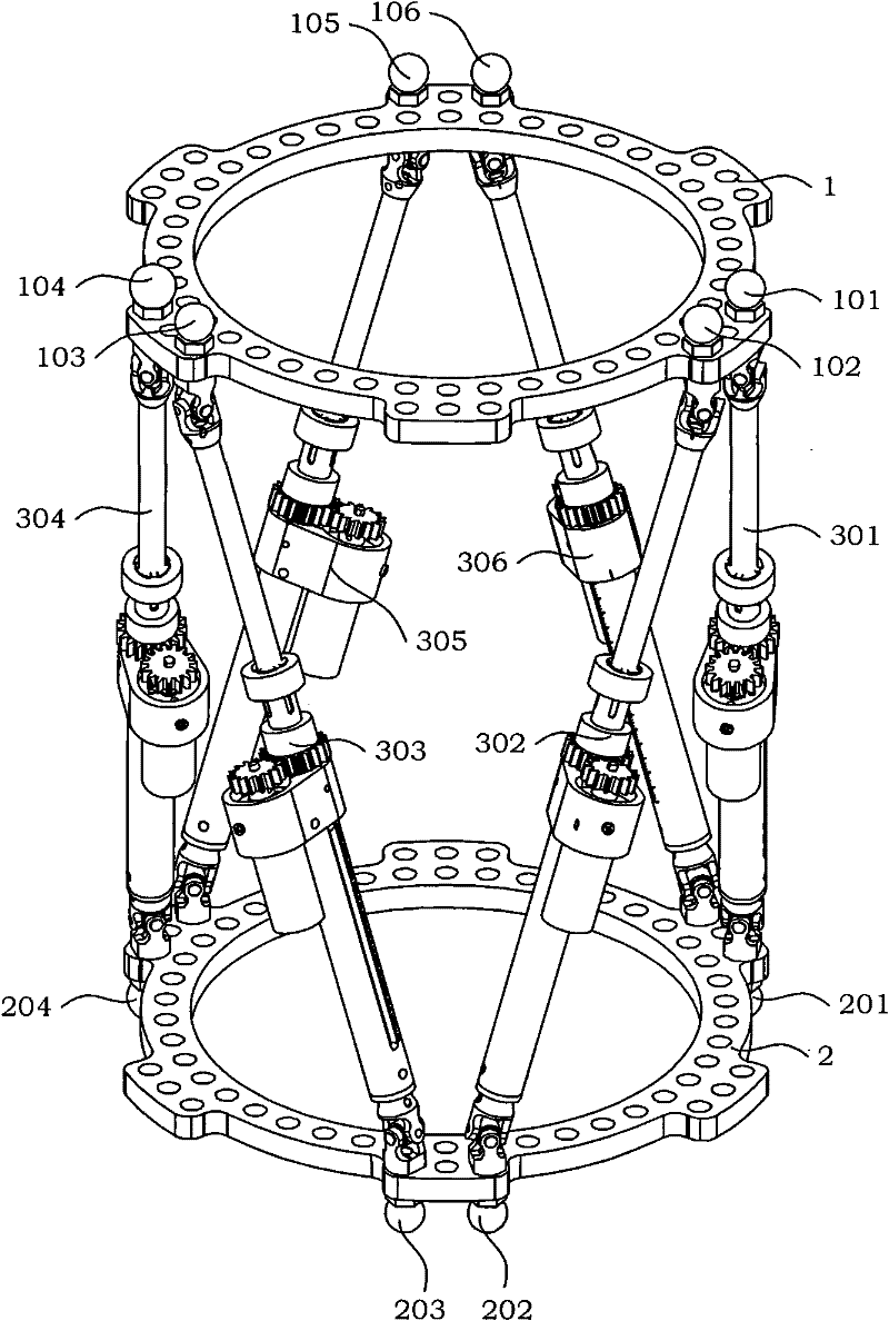 Virtual and real resetting registration method of long bone based on six-degree-of-freedom parallel connection mechanism