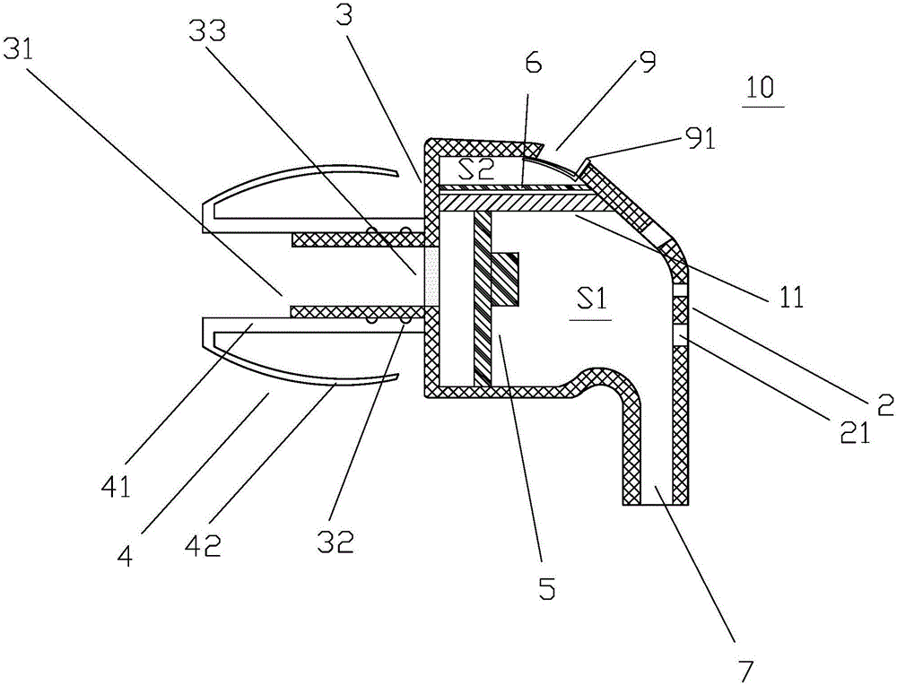 Noise reduction earphone and method for controlling on/off of noise reduction circuit