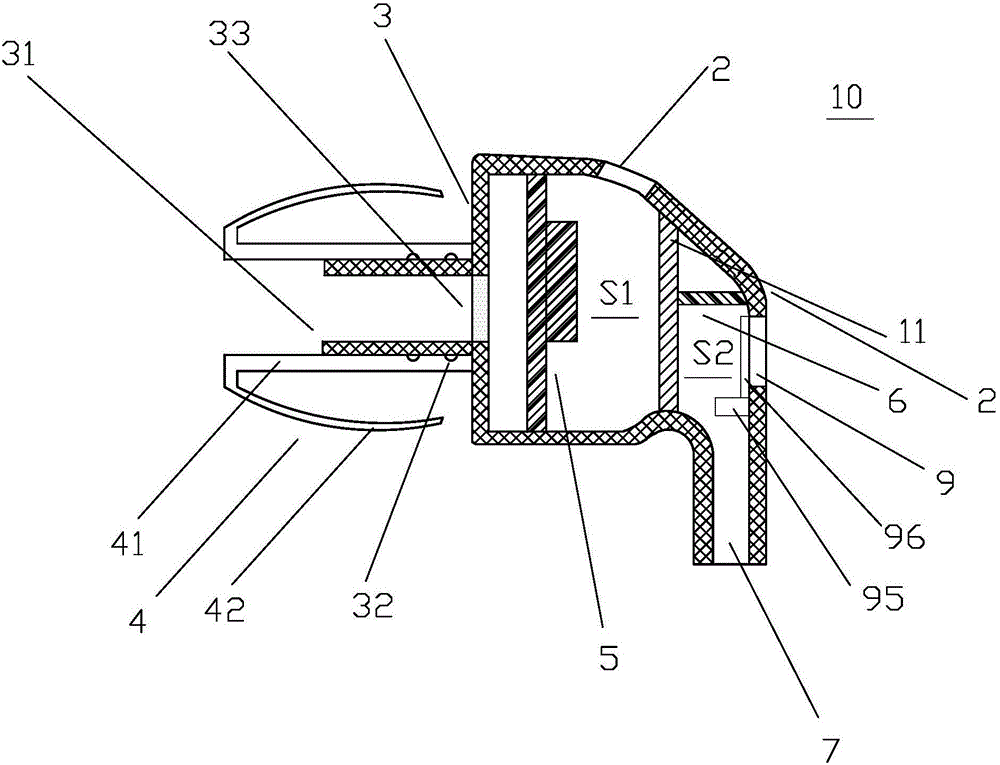 Noise reduction earphone and method for controlling on/off of noise reduction circuit