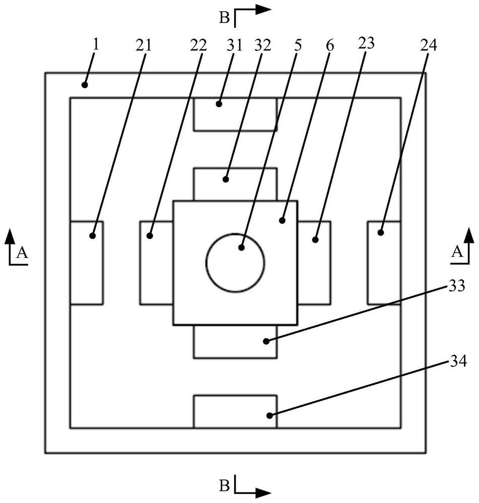 Three-degree-of-freedom electromagnetic vibration isolation device based on magnetic repulsion positive and negative stiffness parallel connection