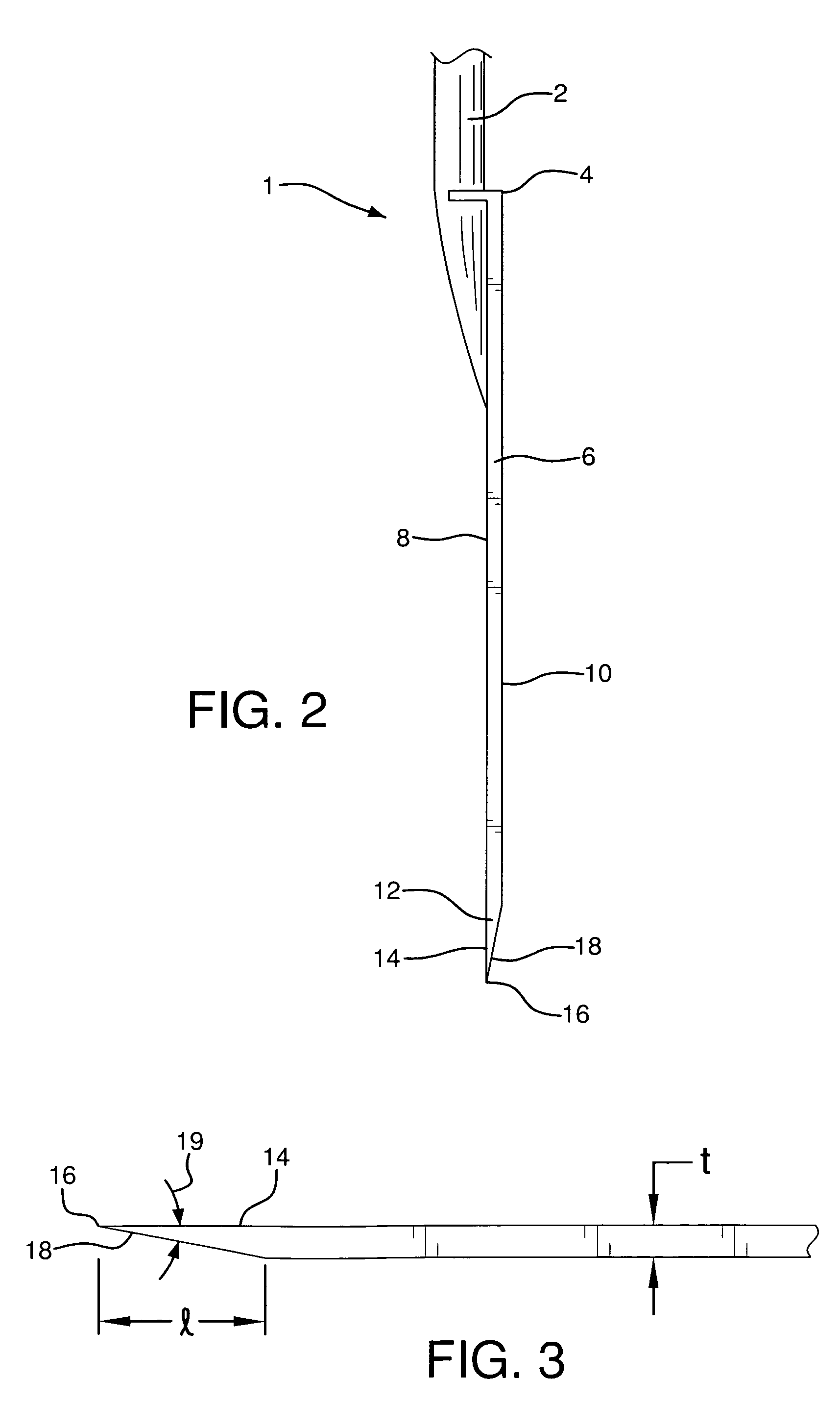 Self-sharpening tool blade and method