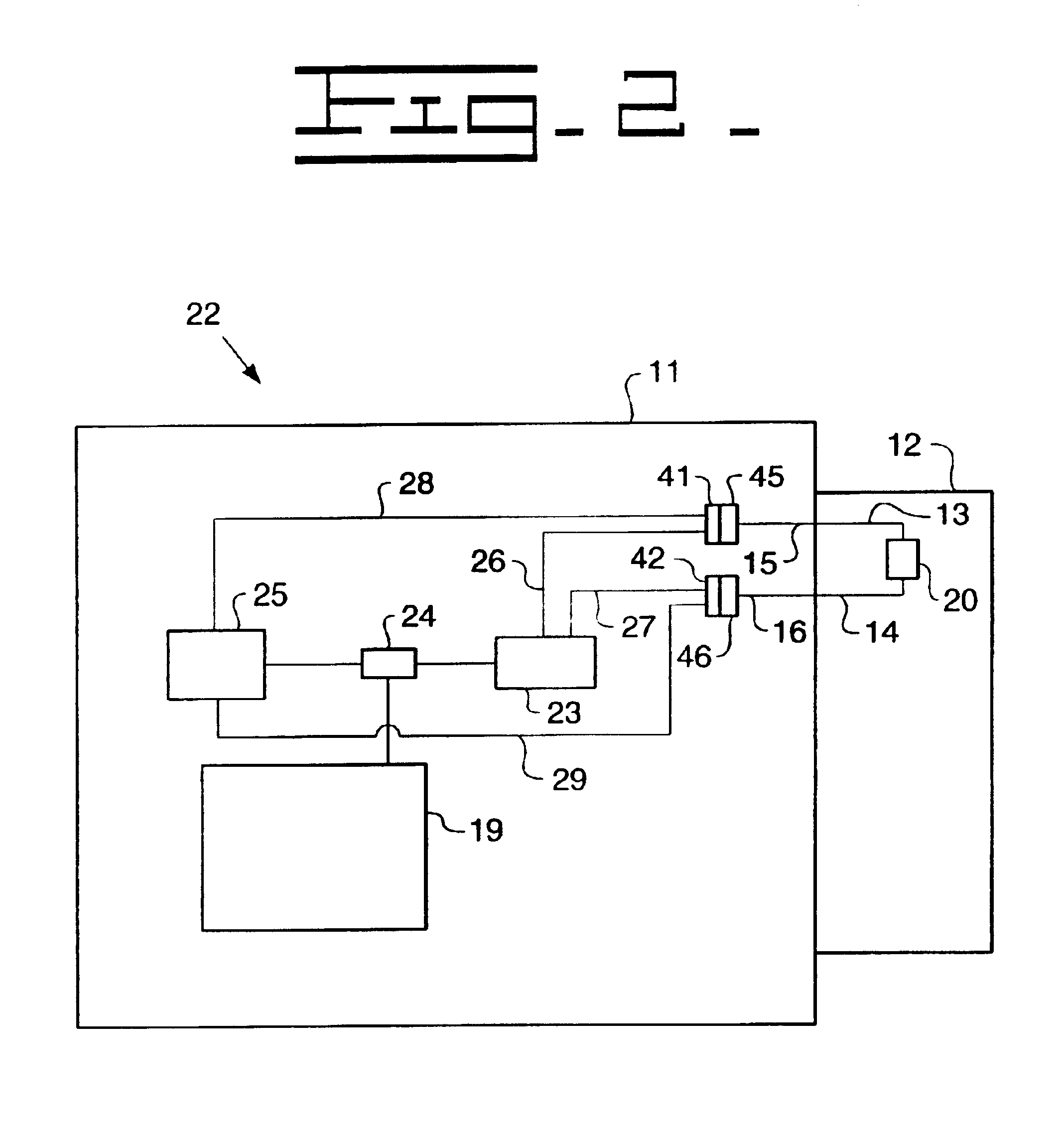Control system for, and a method of, disengaging a hydraulically-driven implement from a work machine