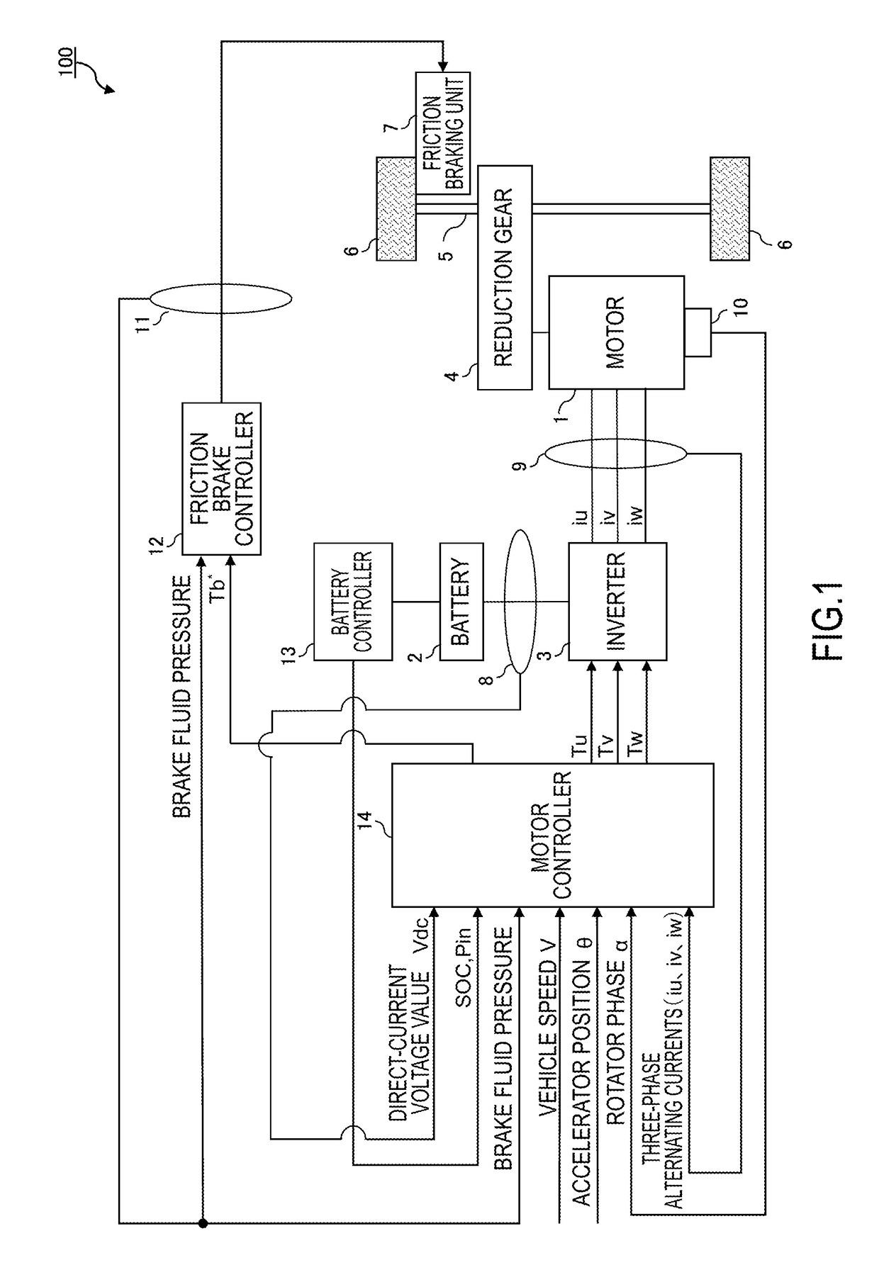 Control device for electric vehicle and control method for electric vehicle