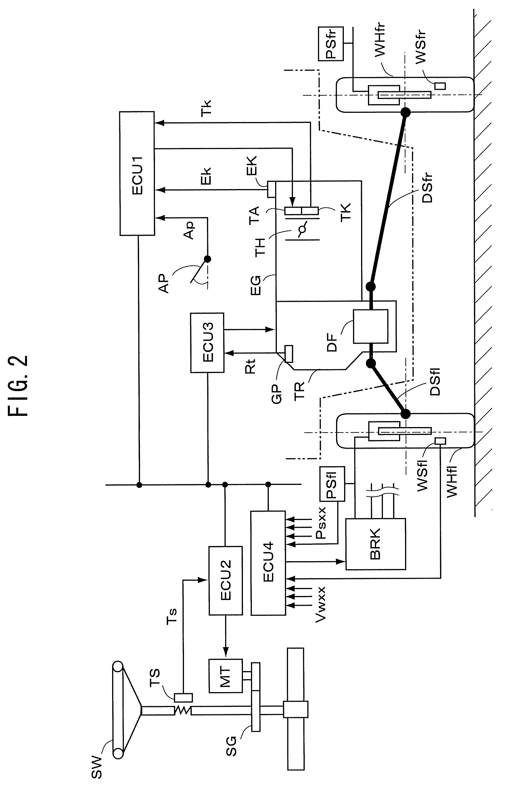 Steering control apparatus for a vehicle