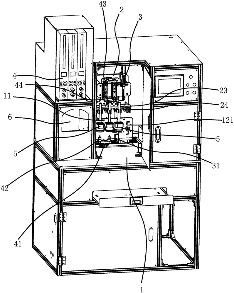 Shaft length and inner bore size detection device in shaft detection equipment