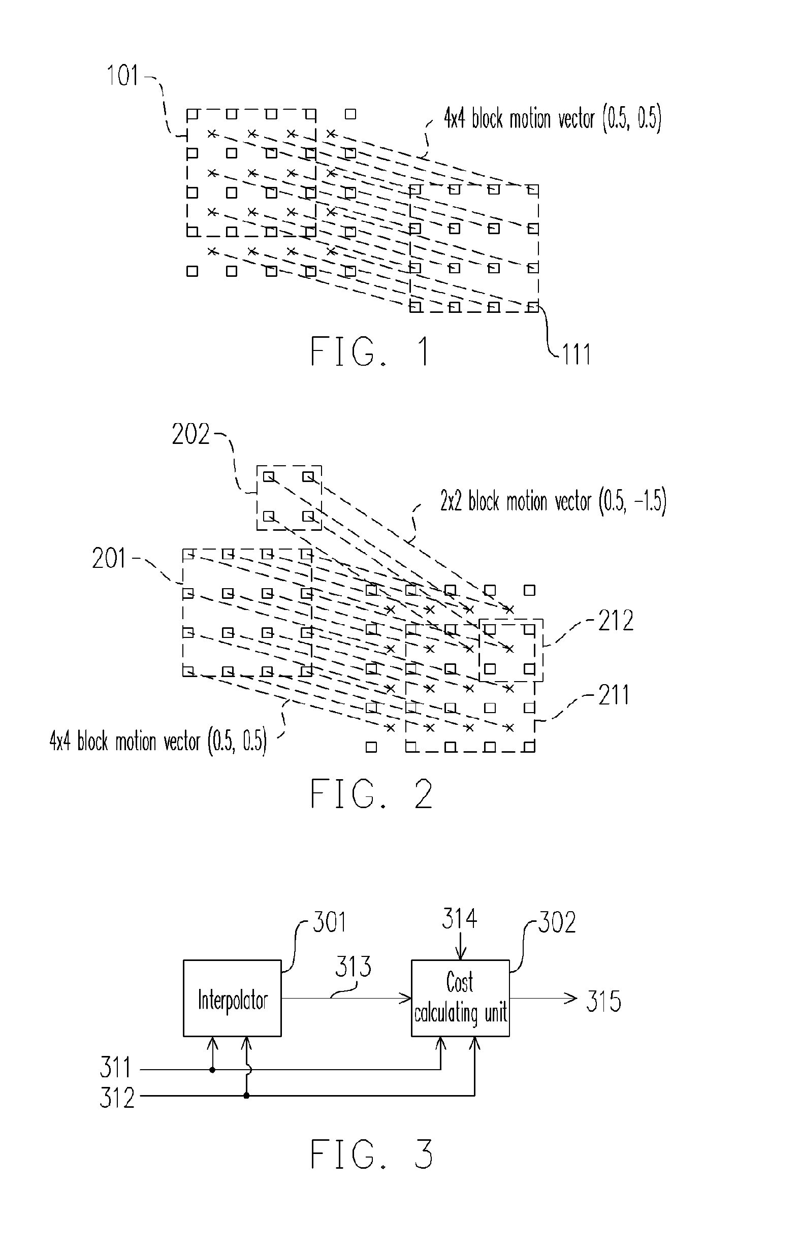 Method and apparatus for cost calculation in decimal motion estimation