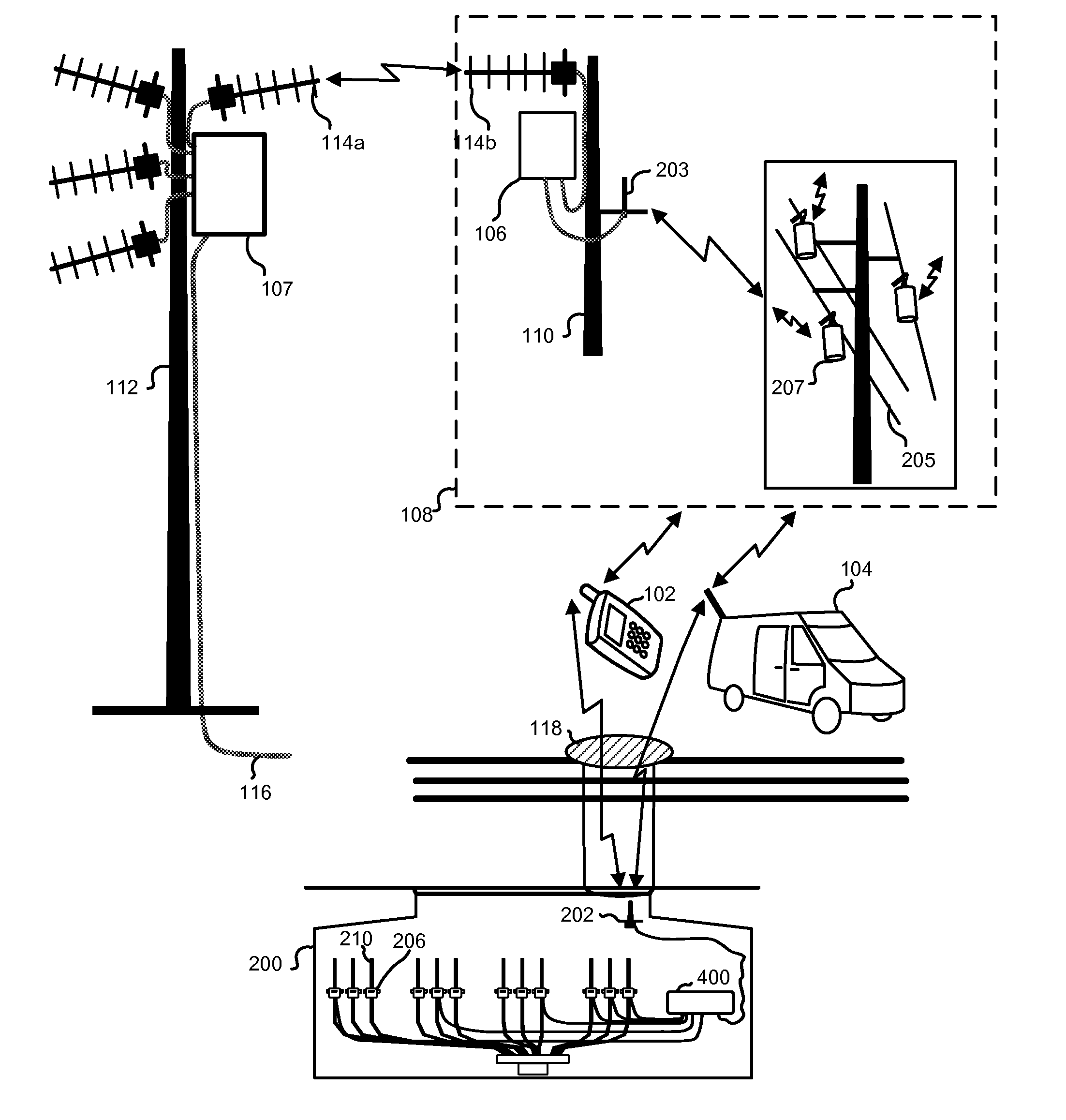 Magnetic probe apparatus and method for providing a wireless connection to a detection device