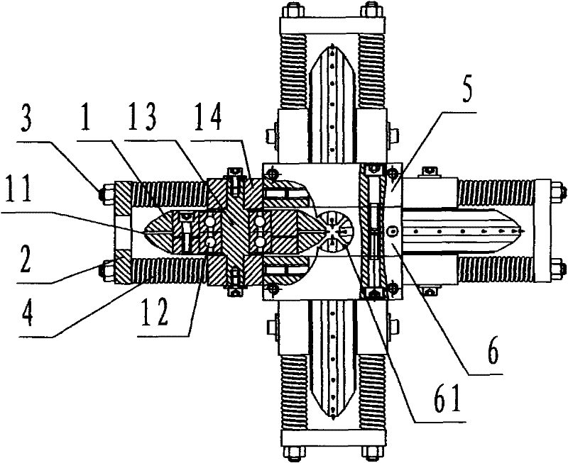 Simple perforating device for outer rubber layer of automobile air conditioner rubber tube