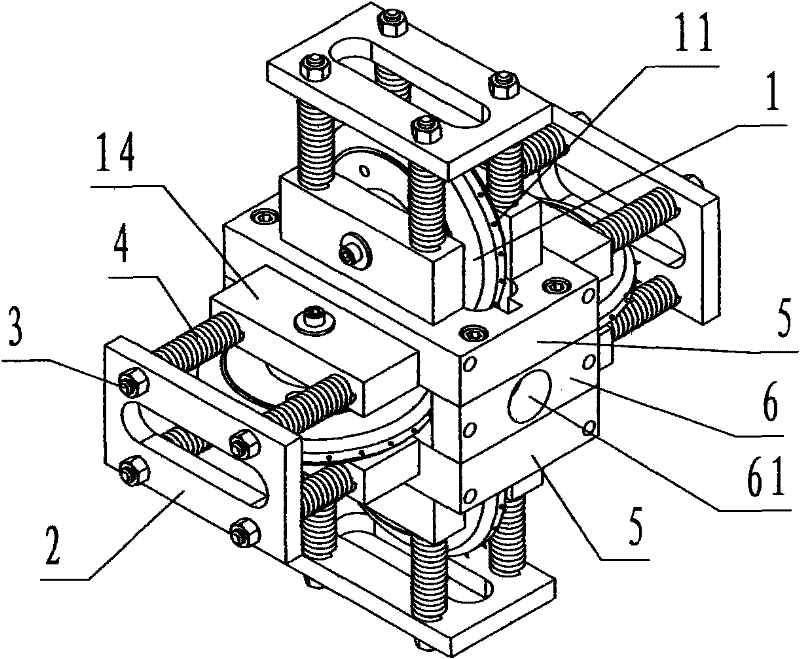 Simple perforating device for outer rubber layer of automobile air conditioner rubber tube