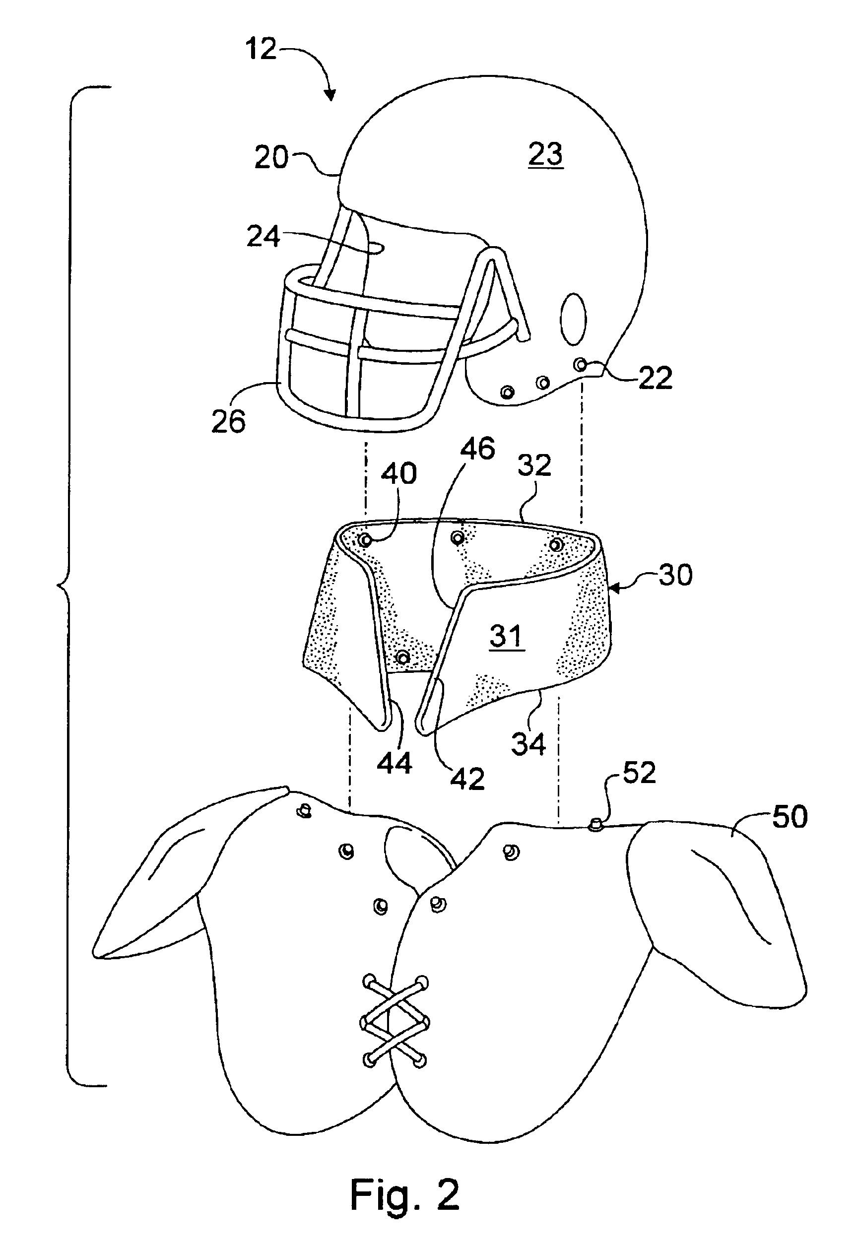 Head and neck protection system