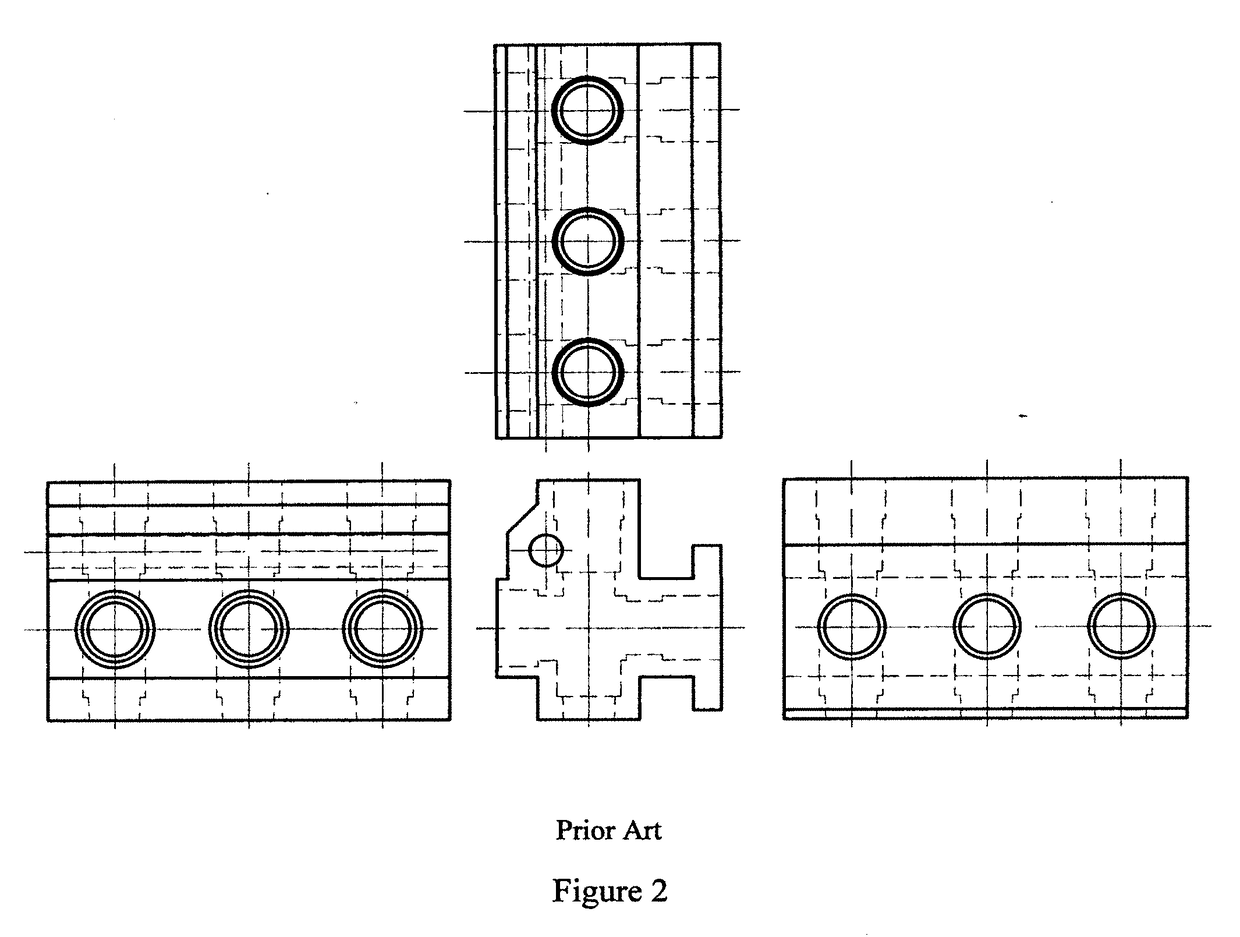 Pump housing with multiple discharge valves