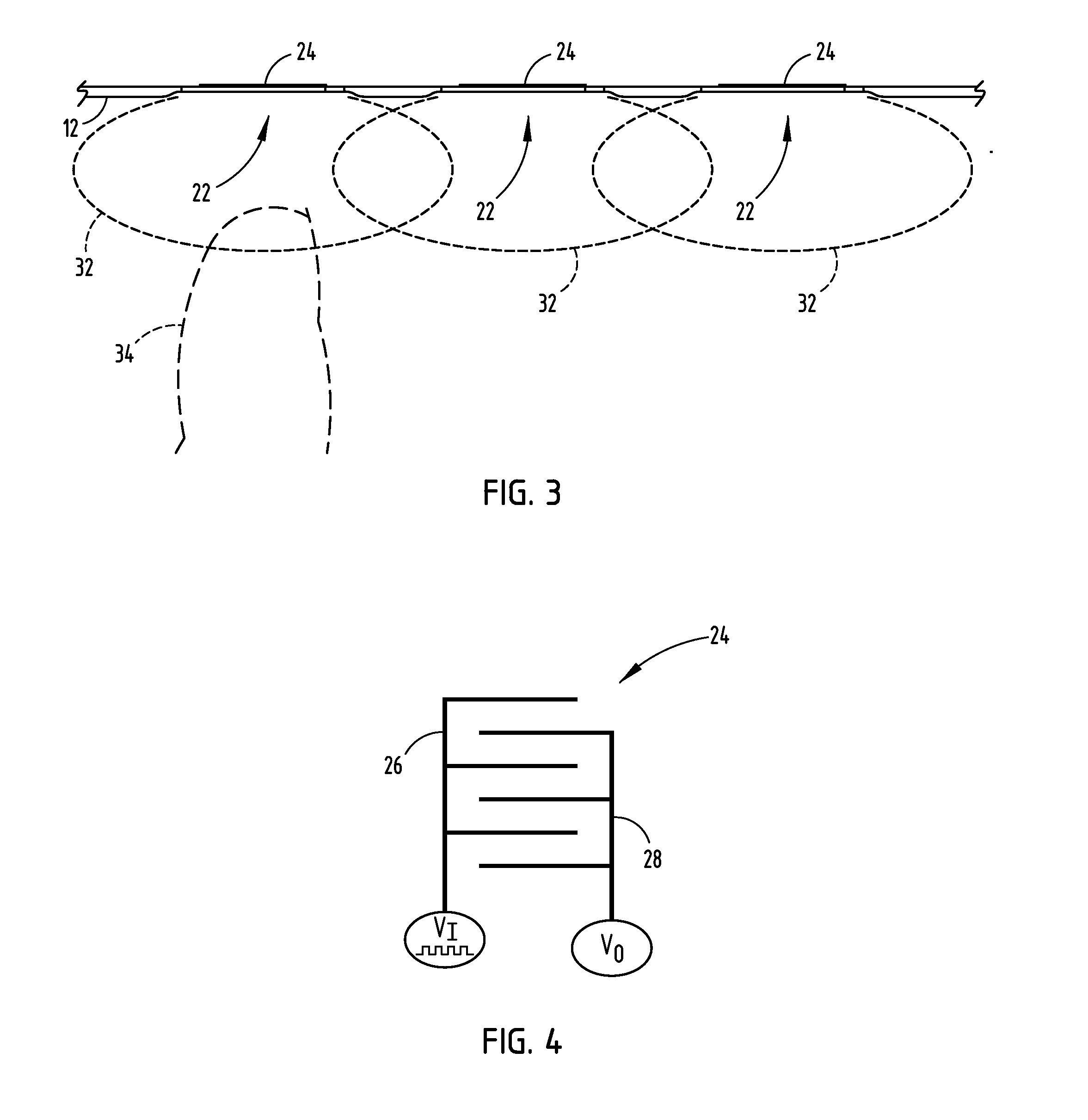 Proximity switch assembly and calibration method therefor