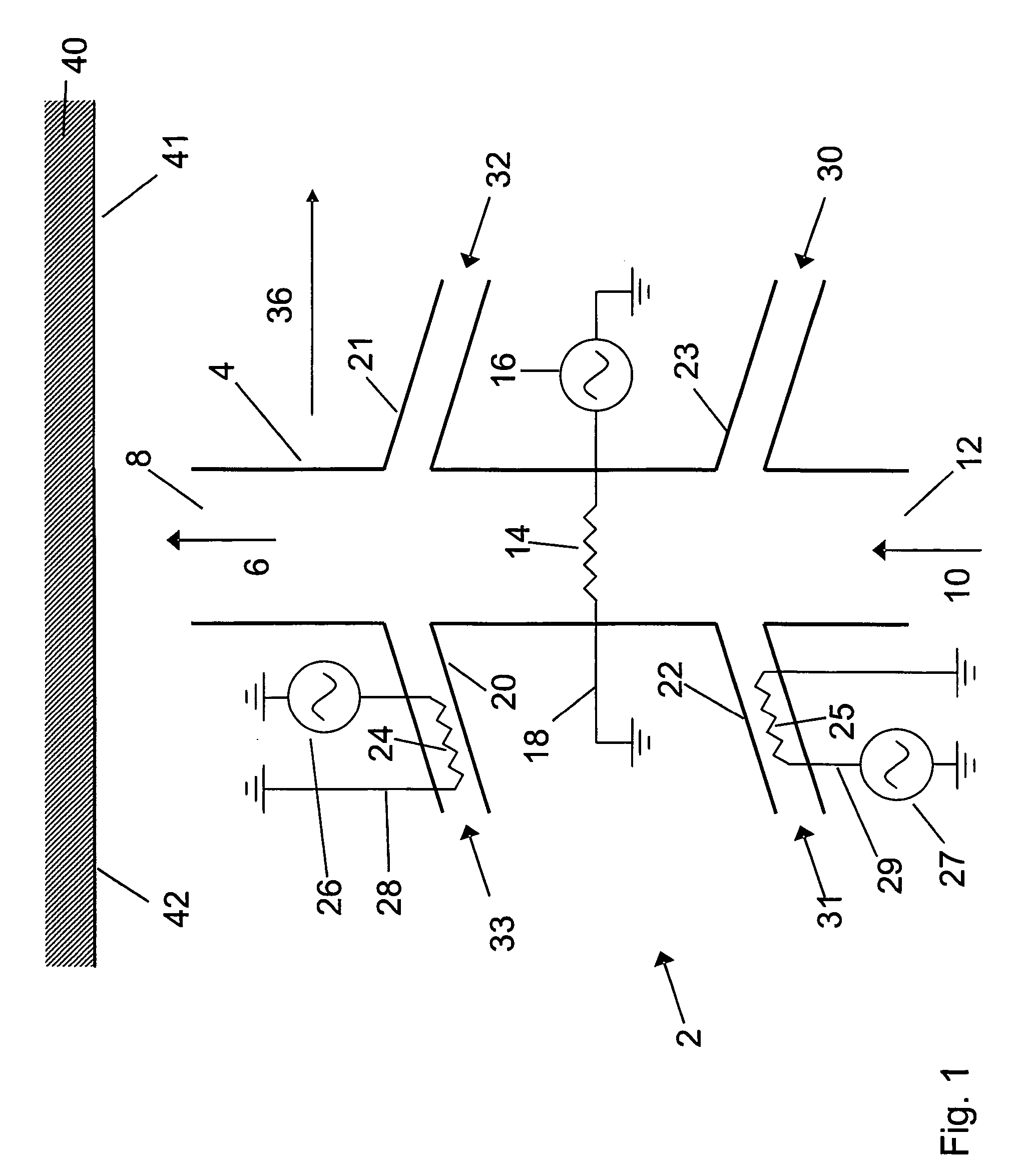 Process and apparatus for the coating or modification of surfaces