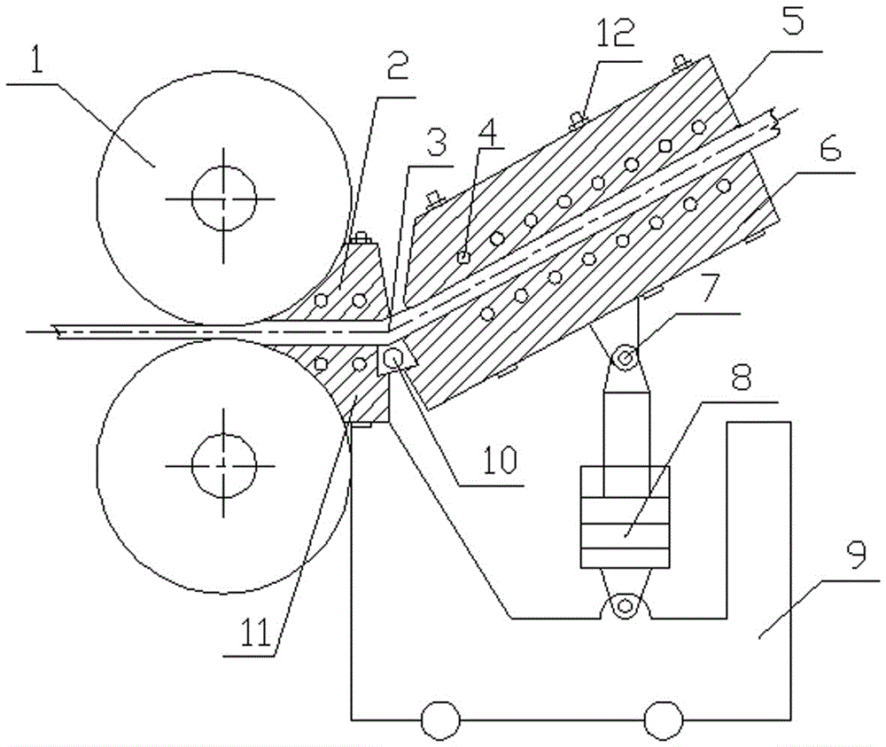 Method and device for strong shear rolling forming of metal sheet