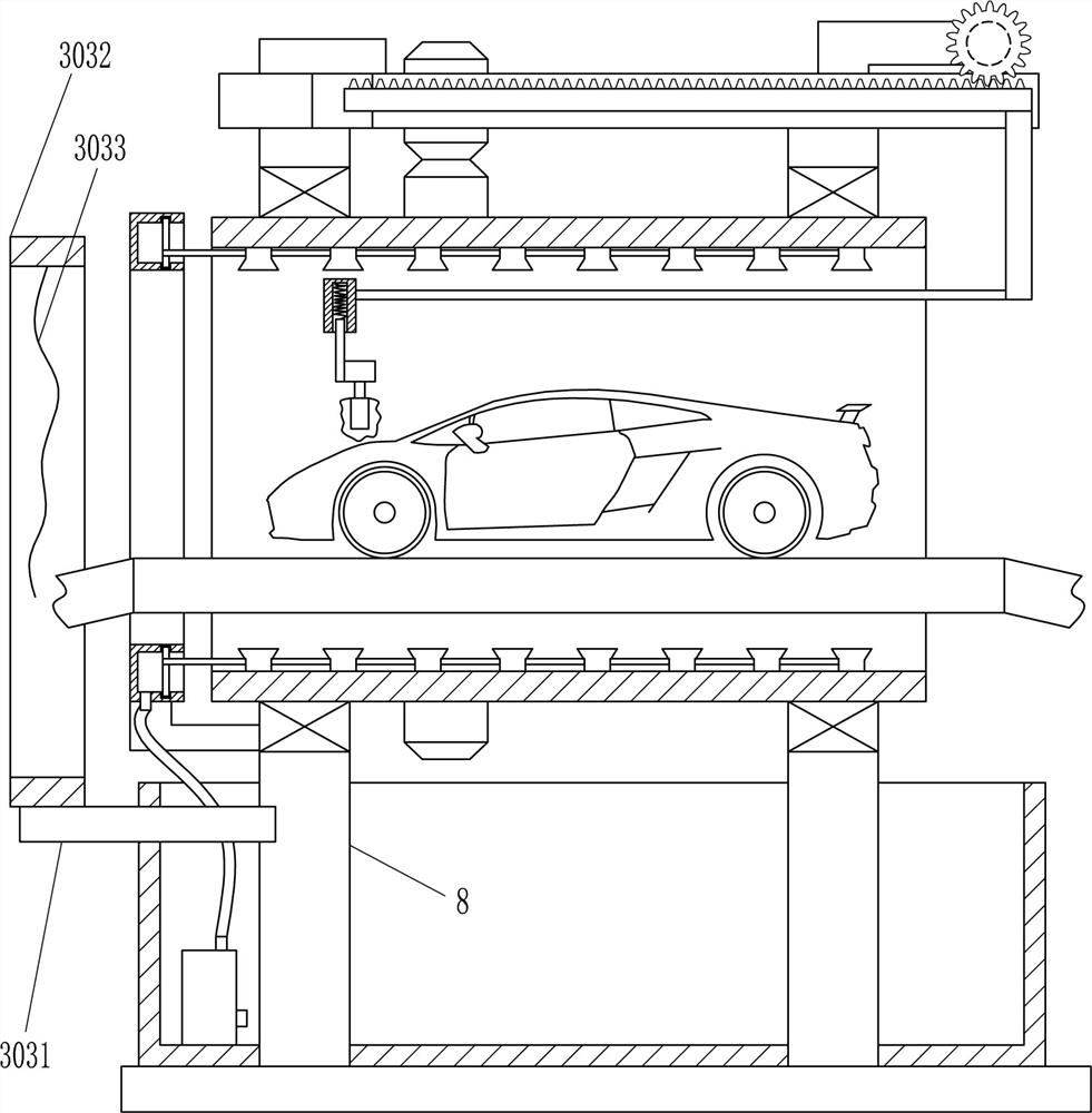 A whole car automatic cleaning equipment for automobiles