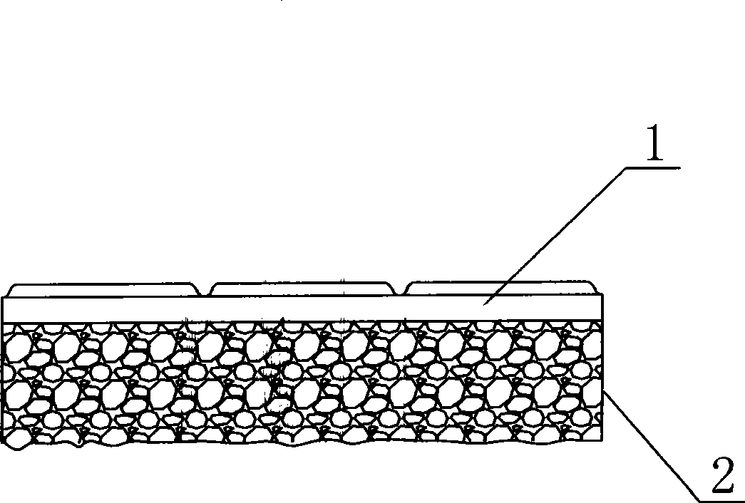Inverted-type roofing heat-insulation light plate and preparation method thereof